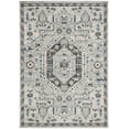 thumbnail image 1 of SAFAVIEH Madison Gladys Floral Bordered Area Rug, Grey/Dark Grey, 4' x 6', 1 of 4