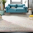 thumbnail image 1 of SAFAVIEH Madison Hannah Geometric Area Rug, Ivory/Fuchsia, 10' x 14', 1 of 8