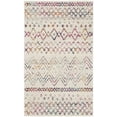 thumbnail image 1 of SAFAVIEH Madison Hannah Geometric Area Rug, Ivory/Fuchsia, 2'3" x 4', 1 of 5