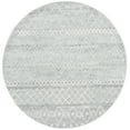 thumbnail image 1 of SAFAVIEH Madison Hannah Geometric Area Rug, Silver/Ivory, 6'7" x 6'7" Round, 1 of 9