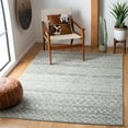 thumbnail image 1 of SAFAVIEH Madison Hannah Geometric Area Rug, Silver/Ivory, 6'7" x 9'2", 1 of 10