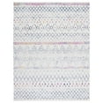 thumbnail image 1 of SAFAVIEH Madison Hannah Geometric Runner Rug, Ivory/Navy, 2'3" x 14', 1 of 11