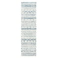 thumbnail image 1 of SAFAVIEH Madison Hannah Geometric Runner Rug, Ivory/Navy, 2'3" x 8', 1 of 9