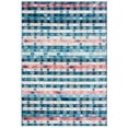 thumbnail image 1 of SAFAVIEH Madison Hayden Geometric Area Rug, Navy/Ivory, 8' x 10', 1 of 9