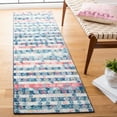 thumbnail image 1 of SAFAVIEH Madison Hayden Geometric Runner Rug, Navy/Ivory, 2'3" x 8', 1 of 9