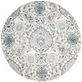 thumbnail image 1 of SAFAVIEH Madison Hope Floral Area Rug, Cream/Light Grey, 8' x 8' Round, 1 of 8