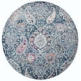 thumbnail image 1 of SAFAVIEH Madison Hope Floral Paisley Area Rug, Blue/Grey, 6'7" x 6'7" Round, 1 of 9
