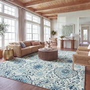 Safavieh Madison Hope Floral Area Rug, Cream/Light Gray, 10 x 14