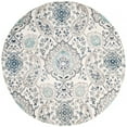 thumbnail image 1 of SAFAVIEH Madison Hope Floral Paisley Area Rug, Cream/Light Grey, 3' x 3' Round, 1 of 8