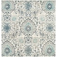 thumbnail image 1 of SAFAVIEH Madison Hope Floral Paisley Area Rug, Cream/Light Grey, 3' x 3' Square, 1 of 8