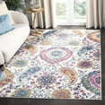 thumbnail image 1 of SAFAVIEH Madison Hope Floral Paisley Area Rug, Cream/Multi, 6'7" x 6'7" Square, 1 of 6