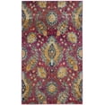thumbnail image 1 of SAFAVIEH Madison Hope Floral Paisley Area Rug, Fuchsia/Gold, 2'3" x 4', 1 of 6