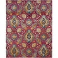 thumbnail image 1 of SAFAVIEH Madison Hope Floral Paisley Area Rug, Fuchsia/Gold, 8' x 10', 1 of 6