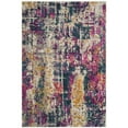 thumbnail image 1 of SAFAVIEH Madison Ivory Abstract Area Rug, Ivory/Blue, 5'1" x 7'6", 1 of 10