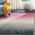 thumbnail image 1 of SAFAVIEH Madison Jadyn Abstract Area Rug, Fuchsia/Navy, 9' x 12', 1 of 8