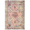 thumbnail image 1 of SAFAVIEH Madison Jefferson Distressed Area Rug, Ivory/Red, 4' x 6', 1 of 7