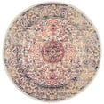 thumbnail image 1 of SAFAVIEH Madison Jefferson Geometric Area Rug, Ivory/Red, 6'7" x 6'7" Round, 1 of 10