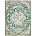thumbnail image 1 of SAFAVIEH Madison Joandra Southwestern Area Rug, Green/Turquoise, 8' x 10', 1 of 9