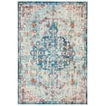 thumbnail image 1 of SAFAVIEH Madison Joandra Vintage Floral Area Rug, 2'2" x 4', Navy/Light Blue, 1 of 9