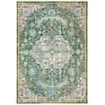 thumbnail image 1 of SAFAVIEH Madison Joandra Vintage Floral Area Rug, Green/Turquoise, 3' x 5', 1 of 9