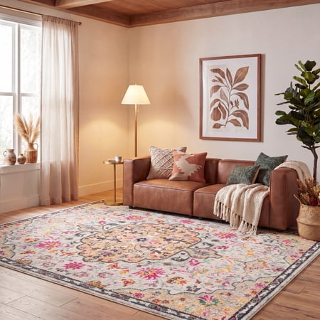 Safavieh Madison Joandra Southwestern Area Rug, Gray/Gold, 12' x 18'