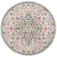 thumbnail image 1 of SAFAVIEH Madison Joandra Vintage Floral Area Rug, Grey/Gold, 8' x 8' Round, 1 of 9