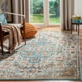 thumbnail image 1 of SAFAVIEH Madison Joandra Vintage Floral Area Rug, Grey/Light Blue, 6'7" x 6'7" Square, 1 of 8