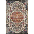 thumbnail image 1 of SAFAVIEH Madison Joandra Vintage Floral Area Rug, Ivory/Orange, 2'2" x 4', 1 of 8
