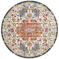 thumbnail image 1 of SAFAVIEH Madison Joandra Vintage Floral Area Rug, Ivory/Orange, 6'7" x 6'7" Round, 1 of 8