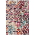 thumbnail image 1 of SAFAVIEH Madison Joella Abstract Area Rug, Red/Light Blue, 4' x 6', 1 of 8