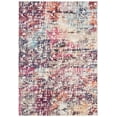 thumbnail image 1 of SAFAVIEH Madison Joella Abstract Area Rug, Red/Light Blue, 5'3" x 7'6", 1 of 8