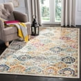 thumbnail image 1 of SAFAVIEH Area Rug 6'7"x9'2" - Madison Collection - Transitional Modern Design, Cream & Multi, Non-Shedding & Easy Cleaning, Ideal for Living Room, Bedroom, Dining Space (MAD611B), 1 of 17