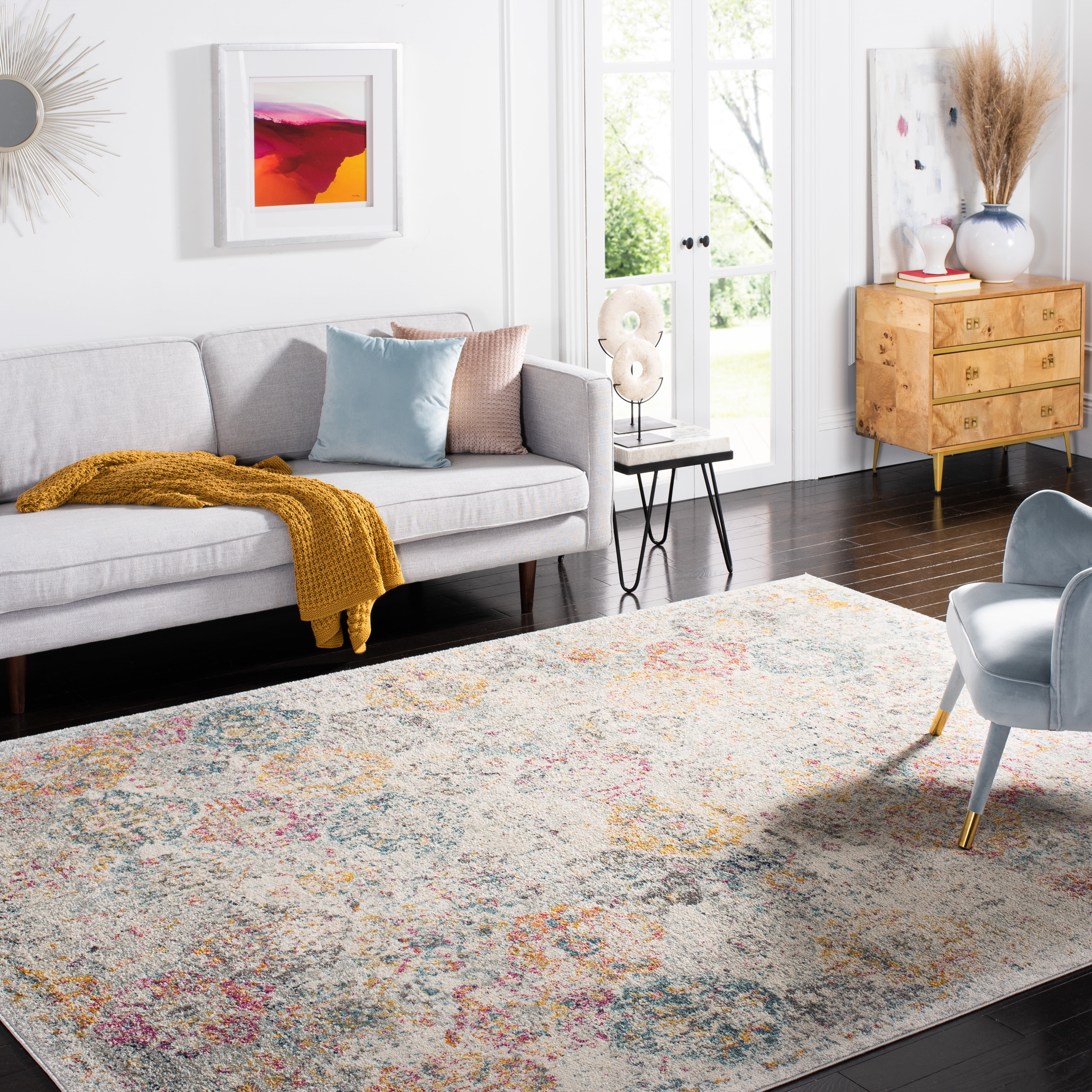 SAFAVIEH Square Rug 12' - Madison Collection - X-Large - Transitional ...