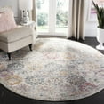 thumbnail image 1 of SAFAVIEH Round Rug 9' - Madison Collection - Large - Transitional Modern Design, Grey & Gold, Non-Shedding & Easy Cleaning, Ideal for Living Room, Bedroom, Dining Space (MAD611F), 1 of 11