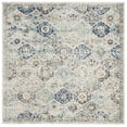 thumbnail image 1 of SAFAVIEH Madison Judith Distressed Area Rug, Ivory/Aqua, 4' x 4' Square - Transitional Modern Design, Ivory & Aqua, Non-Shedding & Easy Cleaning, Ideal for Living Room, Bedroom, Dining Space, 1 of 10