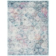 thumbnail image 1 of SAFAVIEH Madison Judith Distressed Area Rug, Navy/Teal, 12' x 15' - X-Large - Transitional Modern Design, Navy & Teal, Non-Shedding & Easy Cleaning, Ideal for Living Room, Bedroom, Dining Space, 1 of 10