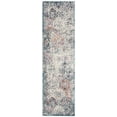 thumbnail image 1 of SAFAVIEH Madison Judith Distressed Runner Rug, Navy/Teal, 2'3" x 8' - Transitional Modern Design, Navy & Teal, Non-Shedding & Easy Cleaning, Ideal for Living Room, Bedroom, Dining Space, Entryway, Ha, 1 of 8