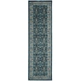 thumbnail image 1 of SAFAVIEH Madison Julian Floral Bordered Runner Rug, Navy/Cream, 2'3" x 8', 1 of 6