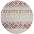 thumbnail image 1 of SAFAVIEH Madison Kandace Abstract Area Rug, Grey/Ivory, 6'7" x 6'7" Round, 1 of 6