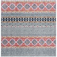 thumbnail image 1 of SAFAVIEH Madison Kandace Abstract Area Rug, Navy/Ivory, 9' x 9' Square, 1 of 6