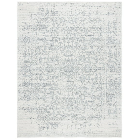 SAFAVIEH Madison Katina Oriental Area Rug, Silver/Ivory, 9' x 12'