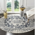 thumbnail image 1 of Safavieh Madison Bohemian, Contemporary, Modern, Oriental Power Loomed Off-White Area Rugs, 12' x 12' Round, Stain Resistant x-Large, 1 of 11