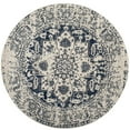 thumbnail image 1 of SAFAVIEH Madison Katina Traditional Area Rug, Cream/Navy, 4' x 4' Round, 1 of 8