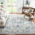 thumbnail image 1 of SAFAVIEH Madison Katina Traditional Area Rug, Grey/Ivory, 9' x 9' Square - Large - Traditional Design, Grey & Ivory, Non-Shedding & Easy Cleaning, Ideal for Living Room, Bedroom, Dining Space, 1 of 16