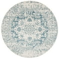 thumbnail image 1 of SAFAVIEH Madison Katina Traditional Area Rug, Teal/Ivory, 5' x 5' Round, 1 of 8