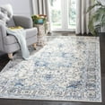 thumbnail image 1 of SAFAVIEH Madison Katina Traditional Area Rug, Turquoise/Ivory, 4' x 4' Square - Traditional Design, Turquoise & Ivory, Non-Shedding & Easy Cleaning, Ideal for Living Room, Bedroom, Dining Space, 1 of 16