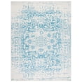 thumbnail image 1 of SAFAVIEH Madison Katina Traditional Oriental Area Rug, Teal/Ivory, 9' x 12', 1 of 11