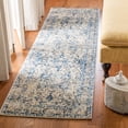 thumbnail image 1 of SAFAVIEH Madison Katina Traditional Runner Rug, Grey/Ivory, 2'3" x 18' - Traditional Design, Grey & Ivory, Non-Shedding & Easy Cleaning, Ideal for Living Room, Bedroom, Dining Space, Entryway, Hallwa, 1 of 11
