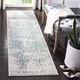 thumbnail image 1 of SAFAVIEH Madison Katina Traditional Runner Rug, Teal/Ivory, 2'3" x 18' - Traditional Design, Teal & Ivory, Non-Shedding & Easy Cleaning, Ideal for Living Room, Bedroom, Dining Space, Entryway, Hallwa, 1 of 11