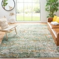 thumbnail image 1 of SAFAVIEH Madison Kebo Abstract Area Rug, Green/Turquoise, 11' x 11' Square - Large - Modern Design, Green & Turquoise, Ideal for Living Room, Bedroom, Dining Space, 1 of 17
